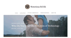 Desktop Screenshot of notorious-rob.com